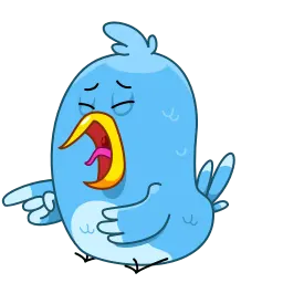 Blue Bird Telegram sticker pack