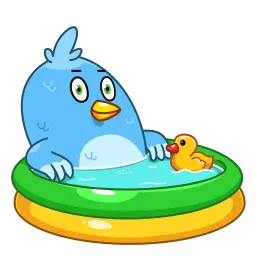 Blue Bird sticker 11