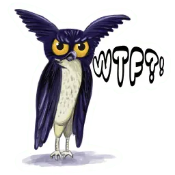 Ушастая птичка Telegram sticker pack