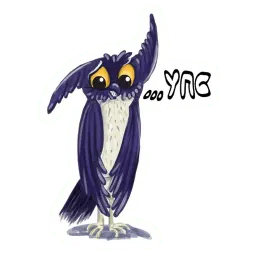 Ушастая птичка sticker 12