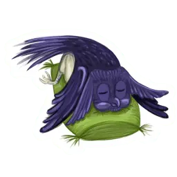 Ушастая птичка sticker 3