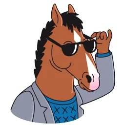 Конь БоДжек sticker 11