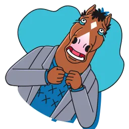 Конь БоДжек sticker 7
