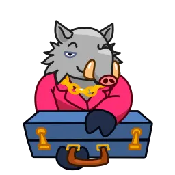Кабанчик sticker 3