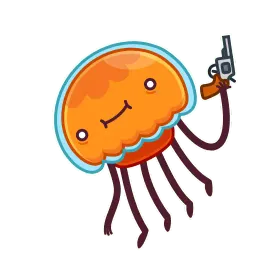 Медуза Боб sticker 11