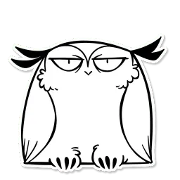 Boggart Owl sticker 12