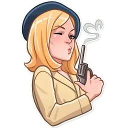 Bonnie and Clyde sticker 2