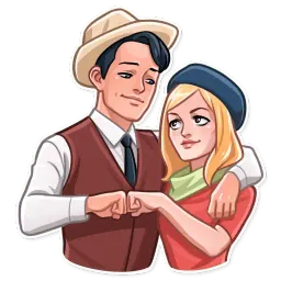Bonnie and Clyde sticker 10