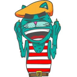 Прыгающие коты Telegram sticker pack