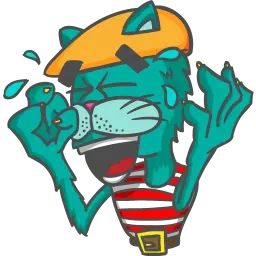 Прыгающие коты sticker 11