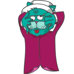 Прыгающие коты sticker 8