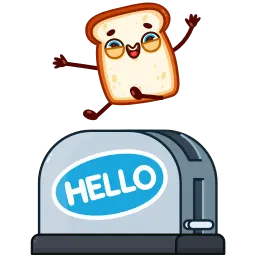 Тост sticker 5