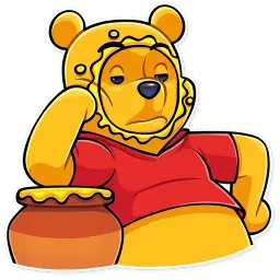 Winnie the Pooh sticker 8