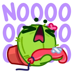 Кактус и воздушный шарик sticker 12