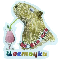 Between the CapyBars sticker 9