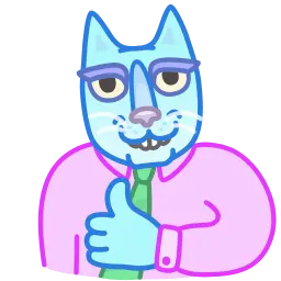 Кот sticker 3