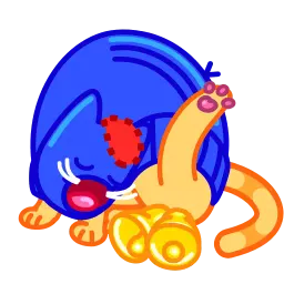 Кот в шапке sticker 12