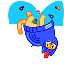 Кот в шапке sticker 5