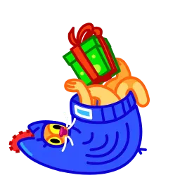 Кот в шапке sticker 10