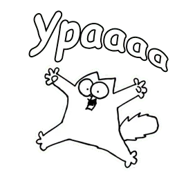 Кот Саймон :: @animesticks sticker 2