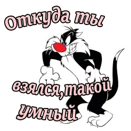 Кот Сильвестр :: @animesticks sticker 2