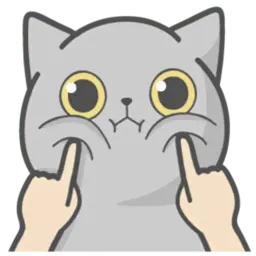 Cat Fullmoon sticker 2