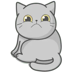 Cat Fullmoon sticker 11