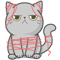 Cat Fullmoon sticker 12