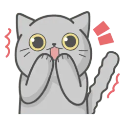 Cat Fullmoon sticker 3
