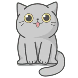 Cat Fullmoon sticker 4