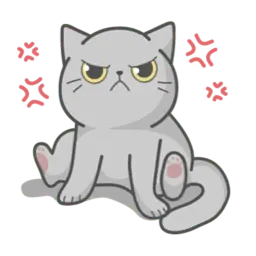Cat Fullmoon sticker 5