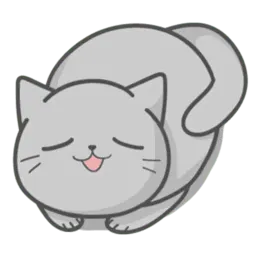 Cat Fullmoon sticker 7