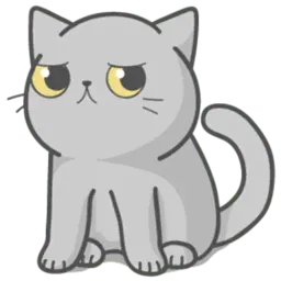 Cat Fullmoon sticker 9