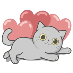 Cat Fullmoon sticker 10