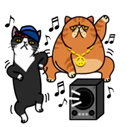 fun cat sticker 12