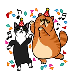 fun cat sticker 9