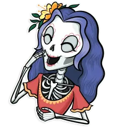 Catrina Calavera Telegram sticker pack