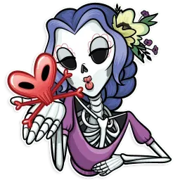 Catrina Calavera sticker 2