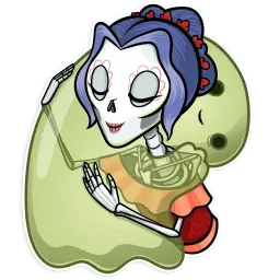Catrina Calavera sticker 6