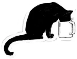 Чёрно-белое настроение sticker 4