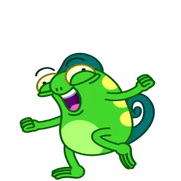 Хамелеон sticker 6