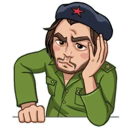 Comrade Che sticker 4