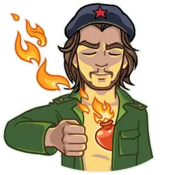 Comrade Che sticker 5