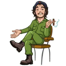 Comrade Che sticker 6