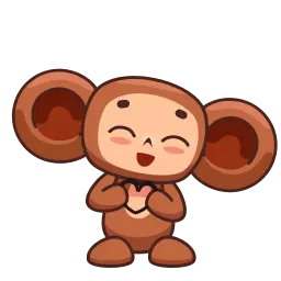 Cheburashka-made-by-Niusha sticker 2