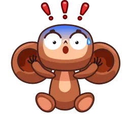 Cheburashka-made-by-Niusha sticker 3