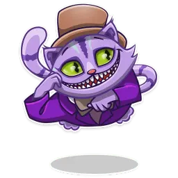 Cheshire Cat Telegram sticker pack