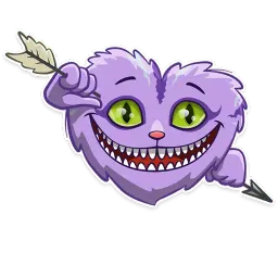 Cheshire Cat sticker 9