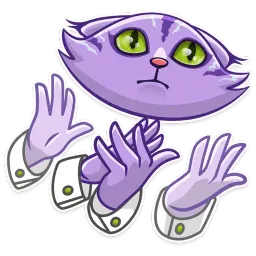 Cheshire Cat sticker 10