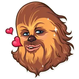 Чубакка sticker 2